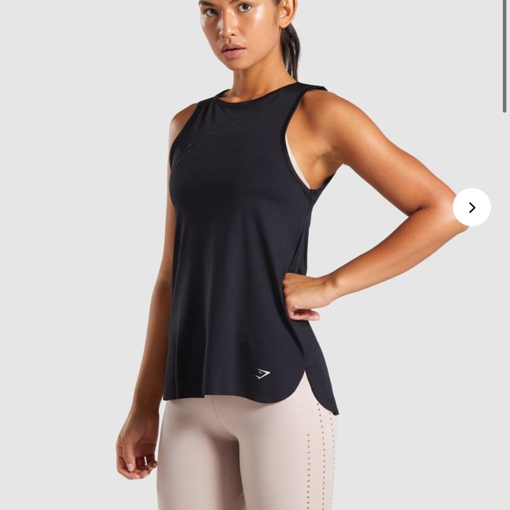 Gymshark Laser Cut Tank - Black